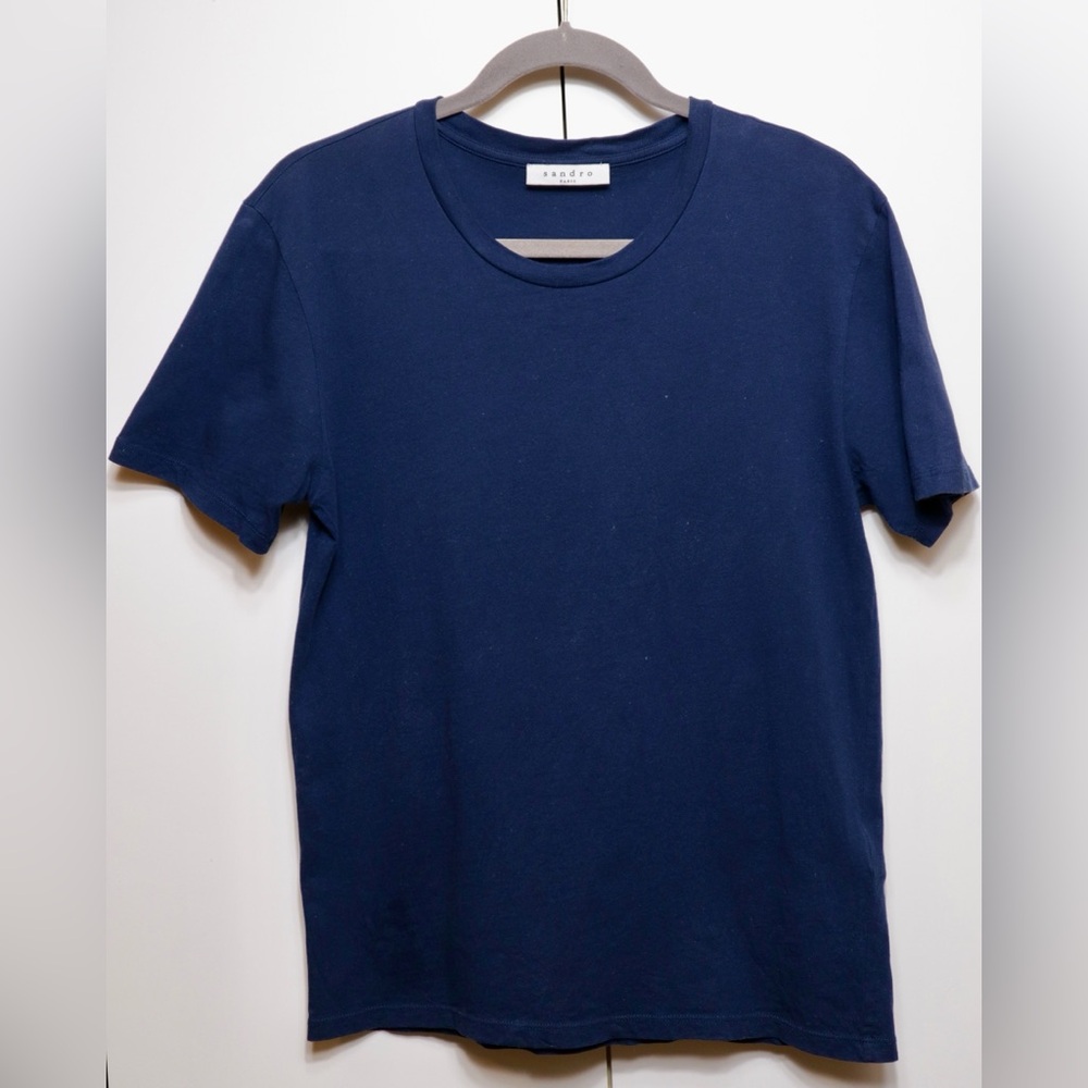 Blue Sandro Short Sleeve T Shirt